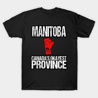 Manitoba Canada's Okayest Province MB T-Shirt